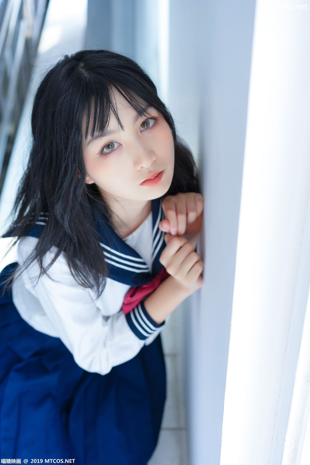 Image MTCos 喵糖映画 Vol.014 – Chinese Cute Model With Japanese School Uniform - TruePic.net- Picture-41