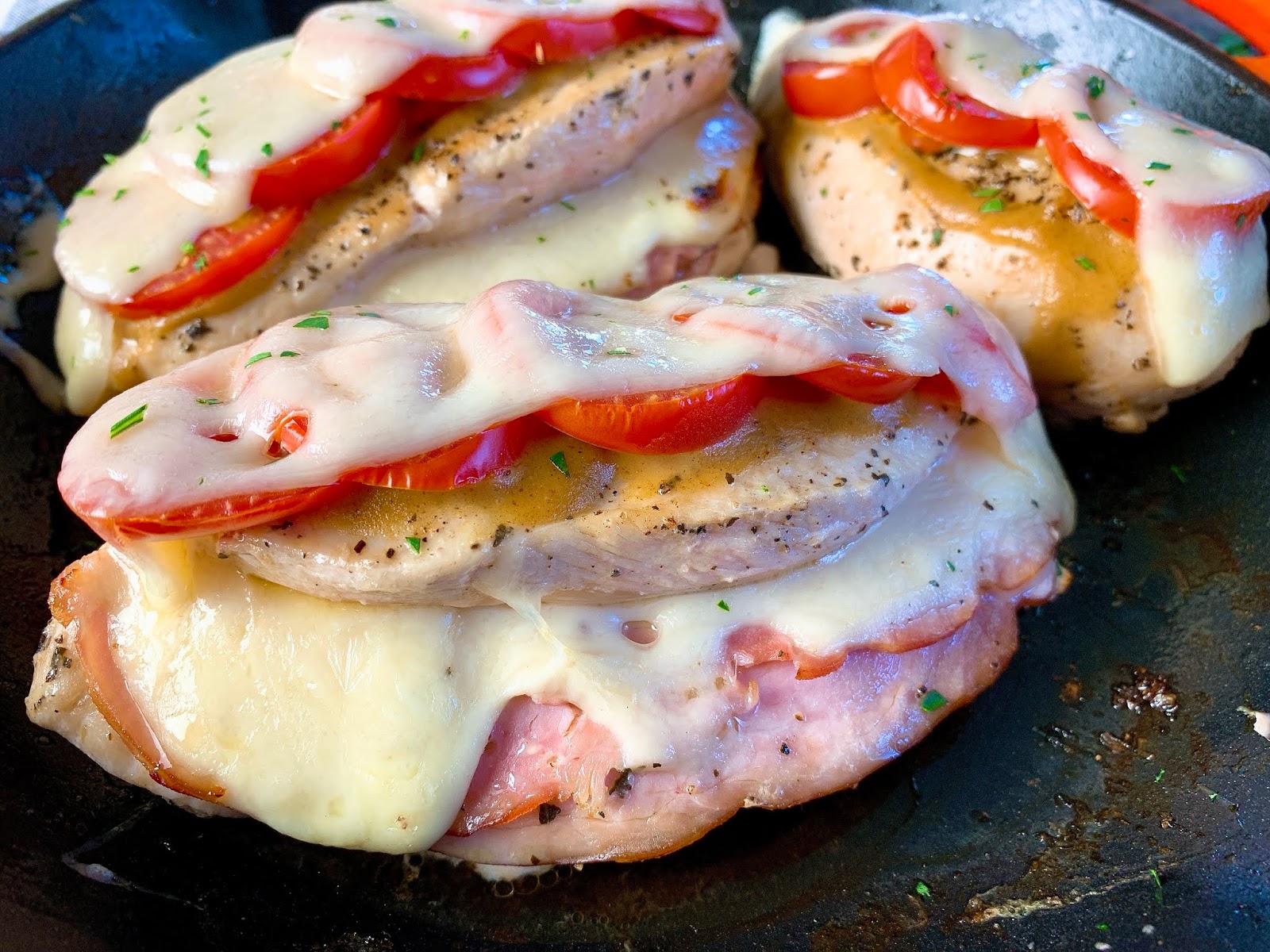 Ham and Cheese Stuffed Chicken