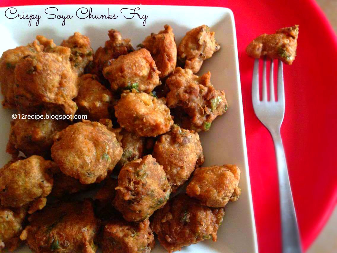 Crispy Soya Chunks Fry Recipe Book