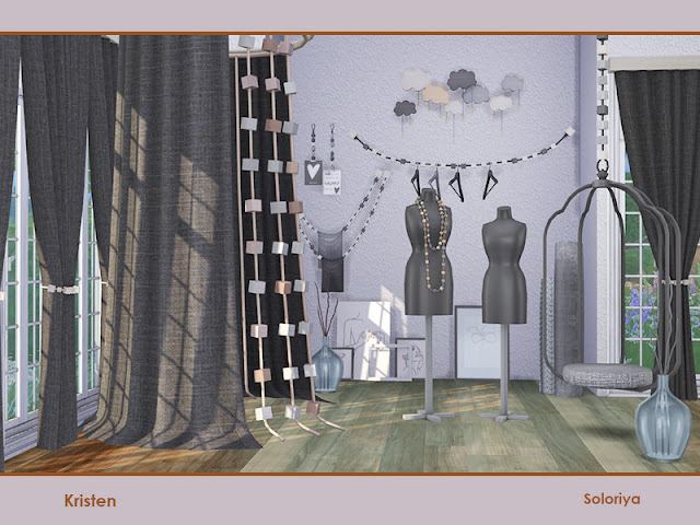 Швейная мастерская — наборы мебели и декора для Sims 4 со ссылками для скачивания