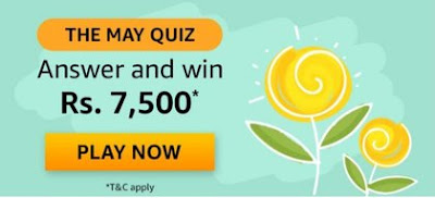 Amazon The May Quiz Answers