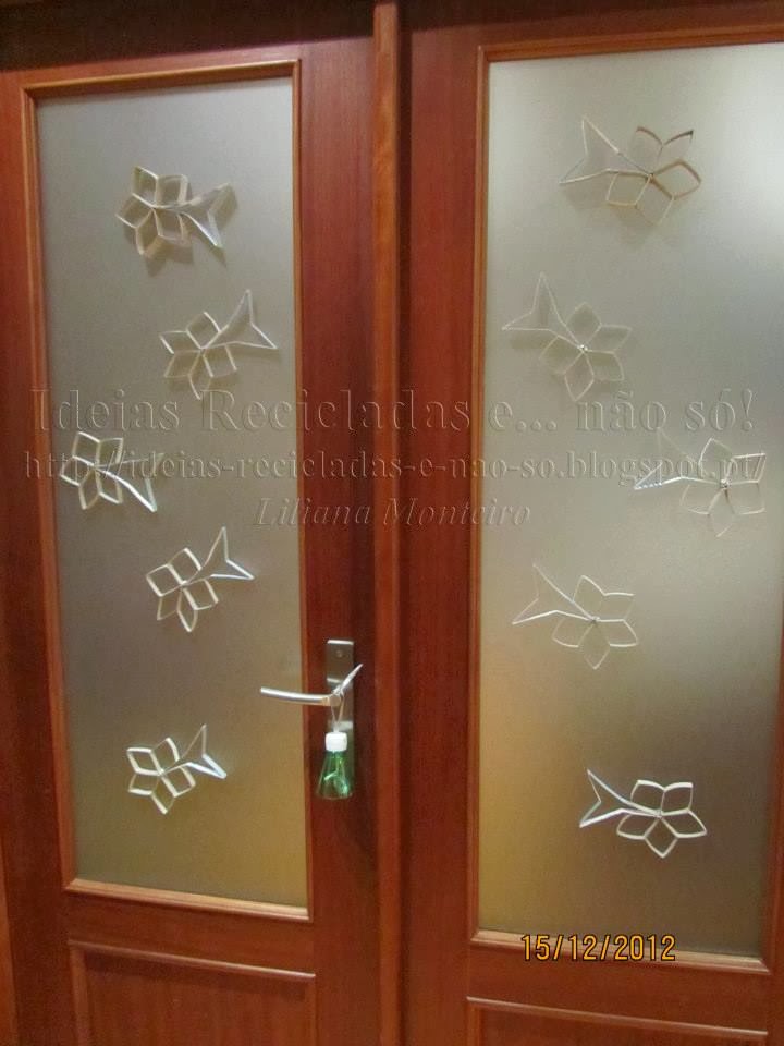 Estrelas Cadentes com material reciclado