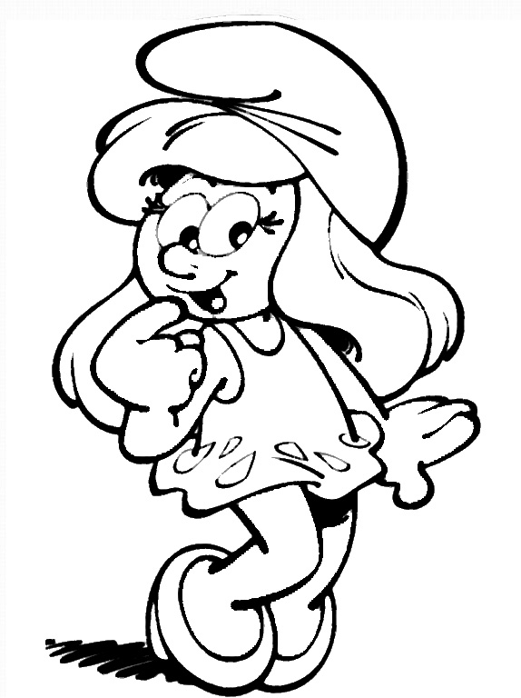 Dibujos para Colorear, Pintar , imprimir.....: Pitufos