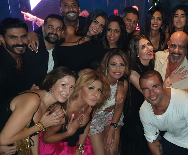 احتفال عيد ميلاد عمرو دياب احتفال عيد ميلاد عمرو دياب