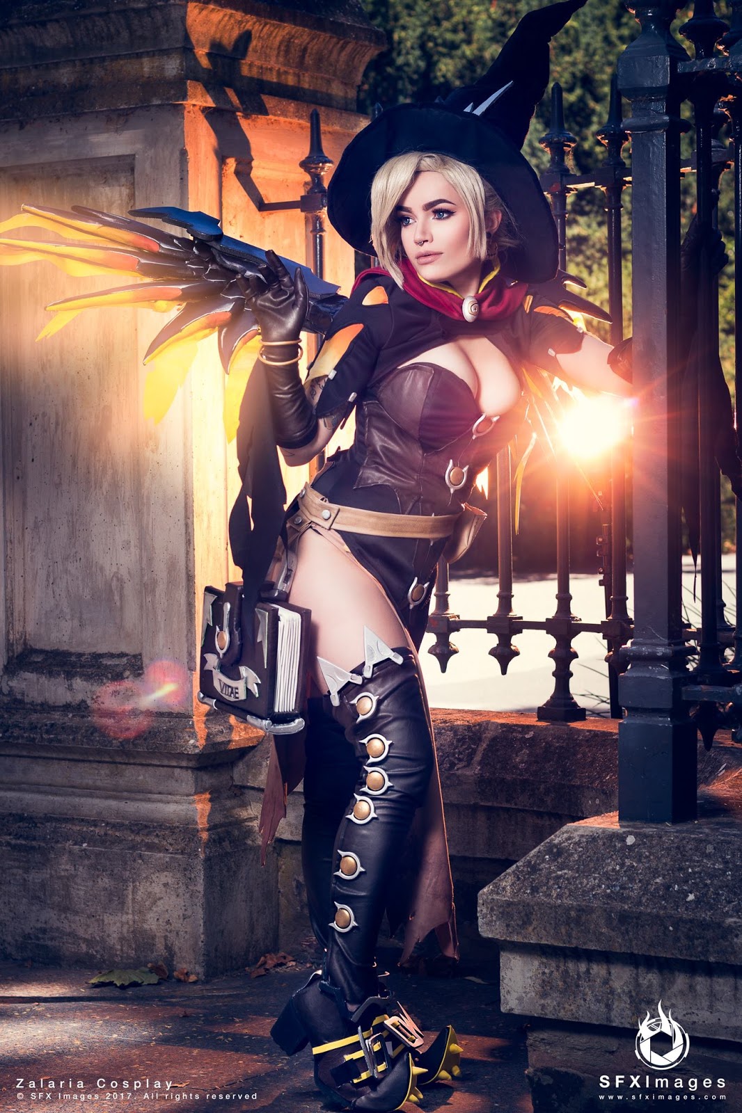 Elarte Cosplay Overwatch Witch Mercy Cosplay