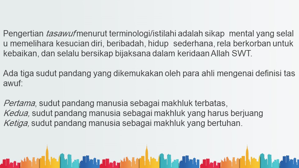 TASAWUF ASAL USUL SERTA URGENSI DAN PERANANNYA Theology