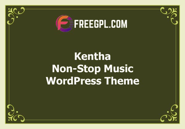 Kentha - Non-Stop Music WordPress Theme with Ajax Free Download