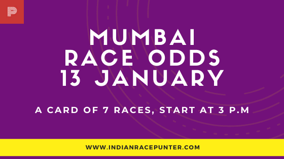 Mumbai Race Odds 13 February, Race Odds, 