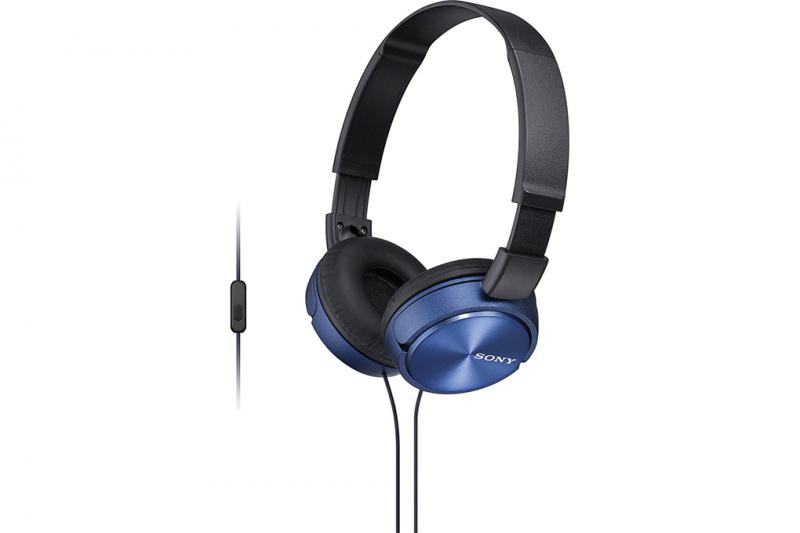 Tai nghe Sony chụp tai có mic MDRZX310APLCE-xanh