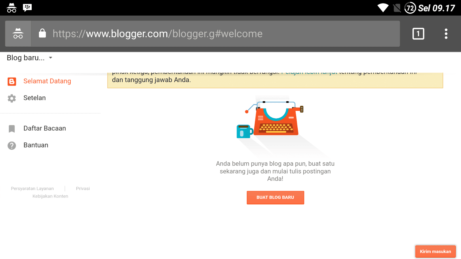 Cara Membuat Blog Dengan Hp | cara membuat blog dengan hp android untuk pemula hanya 5 Cara Membuat Blog Dengan Hp | cara membuat blog dengan hp android untuk pemula hanya 5