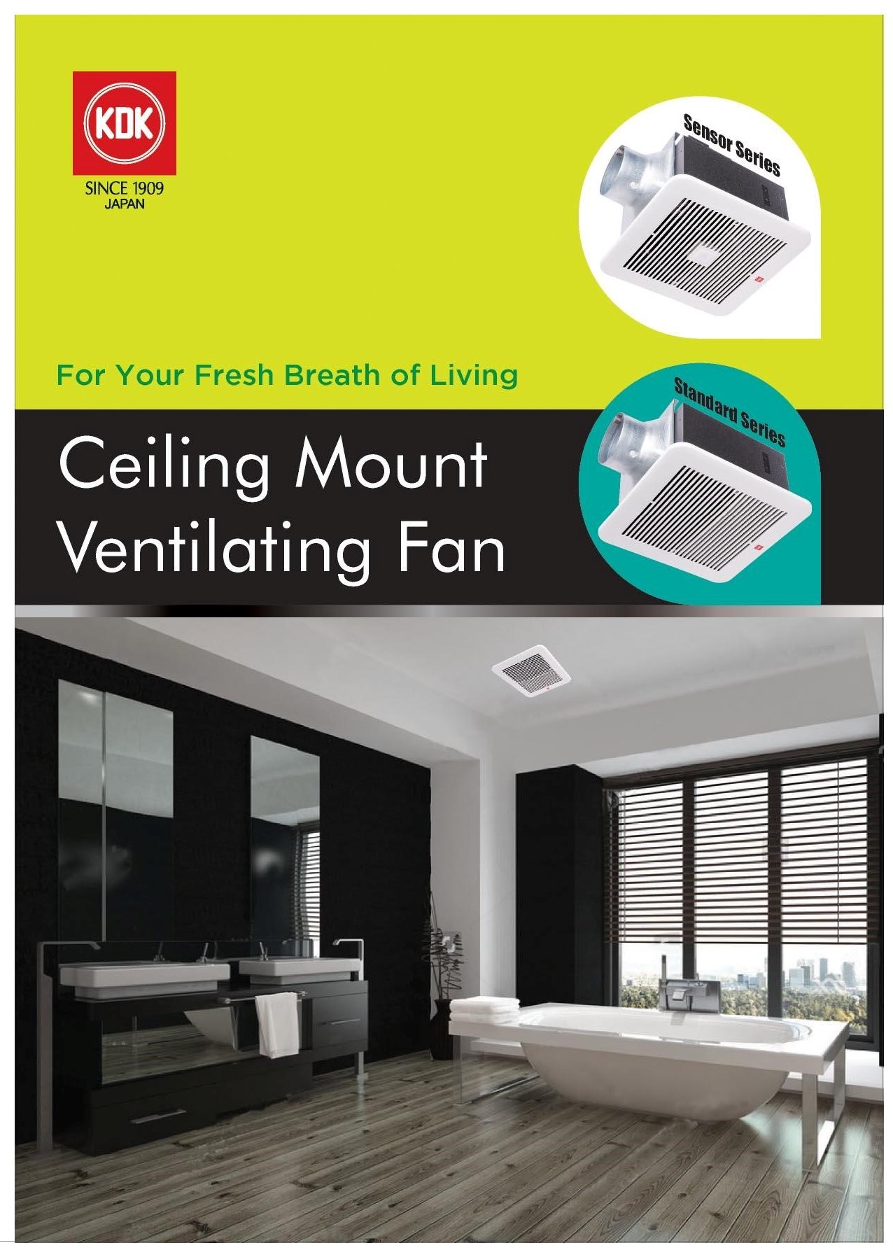 KDK CEILING MOUNT VENTILATING FAN