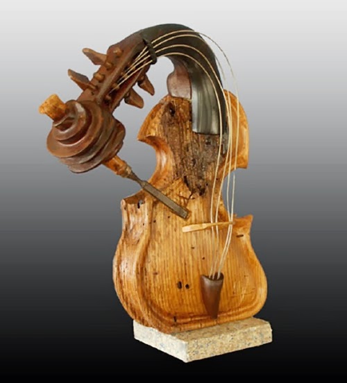 08-If-You-Want-It-Done-Right-Do-It-Yourself-Philippe-Guillerm-Musical-Instruments-Sculptures-French-Artist-Musician-Sculptor-Painter-Furniture-Maker-www-designstack-co