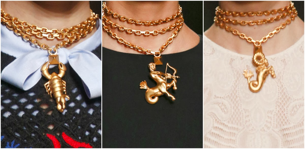 Cocco's Style File: Astrological Necklaces {Valentino Spring/Summer 2014}