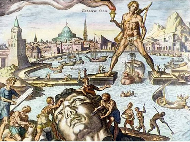Rhodes colossus, 1751