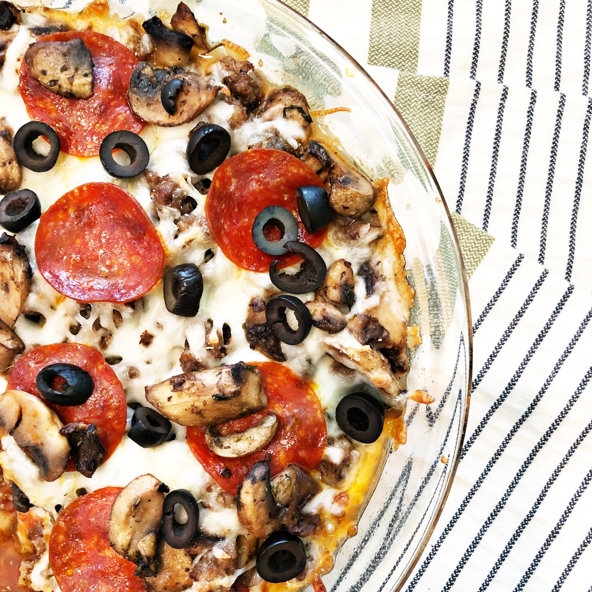 Thirteen Acres Low Carb Crustless Pizza Casserole