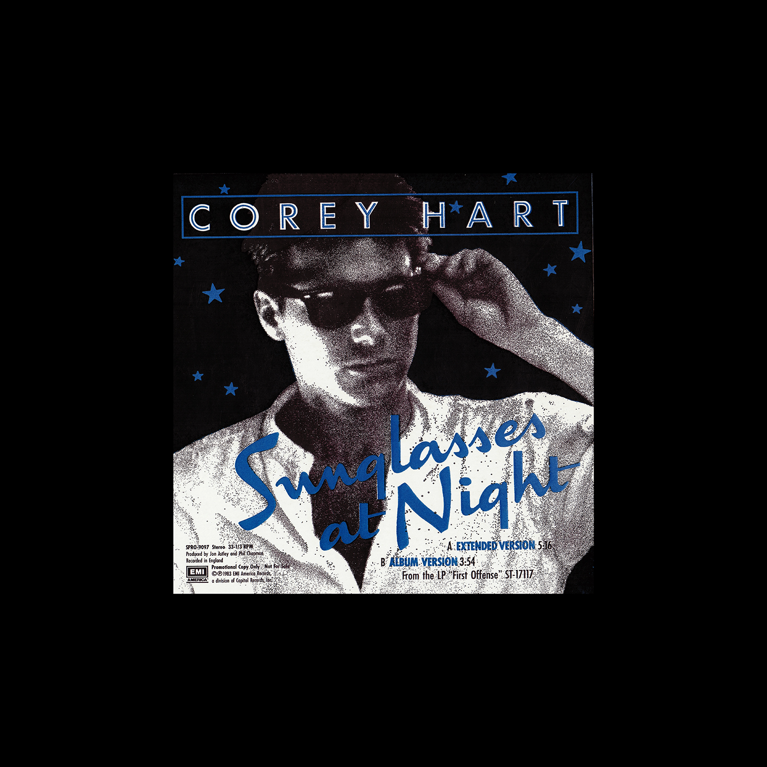 Missing Hits 7 COREY HART SUNGLASSES AT NIGHT