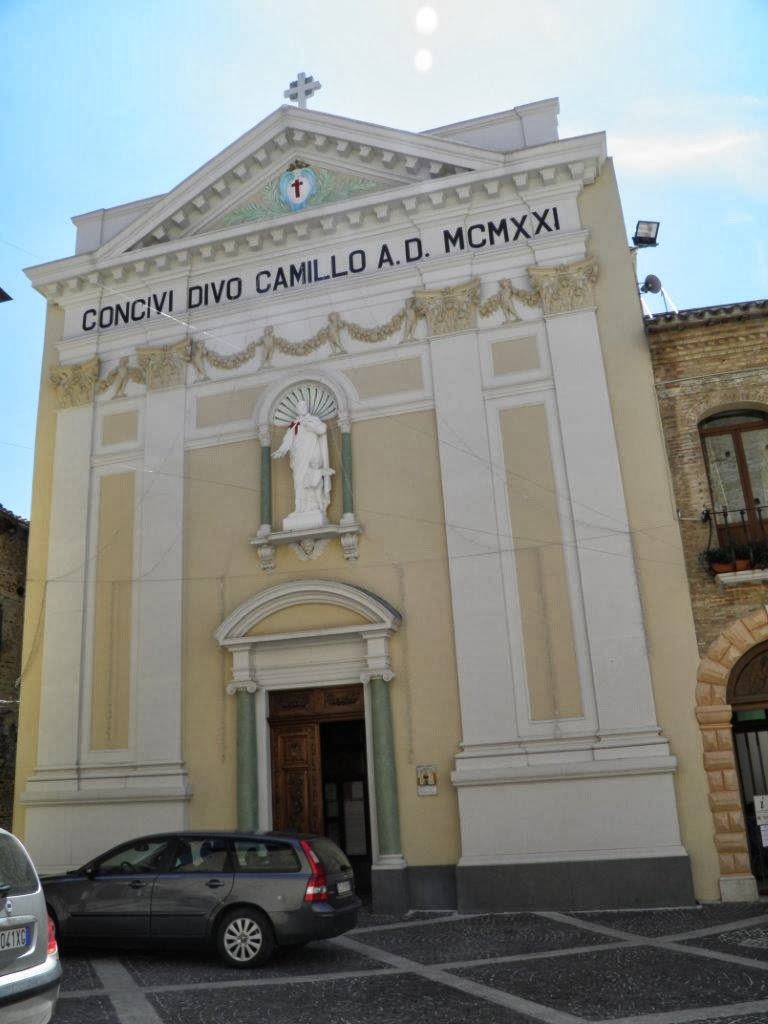 Tabernacoli italiani Bucchianico. San Camillo de Lellis con Angelo bambino