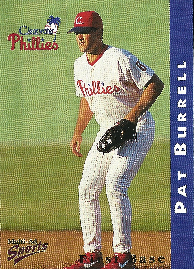 The Phillies Room 1998 MultiAd Clearwater Phillies 4 Pat Burrell