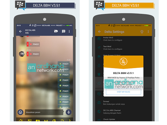 Delta BBM v3.9.1 Base 3.2.0.6 Clone + Unclone Terbaru for Android 2016