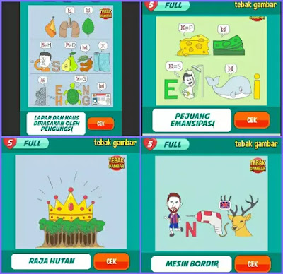 Tebak Gambar Level 109 Tebak Gambar