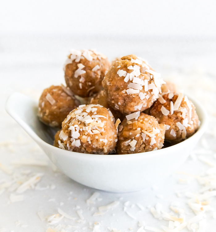 CoconutSunflower Seed Energy Balls Bake at 350°