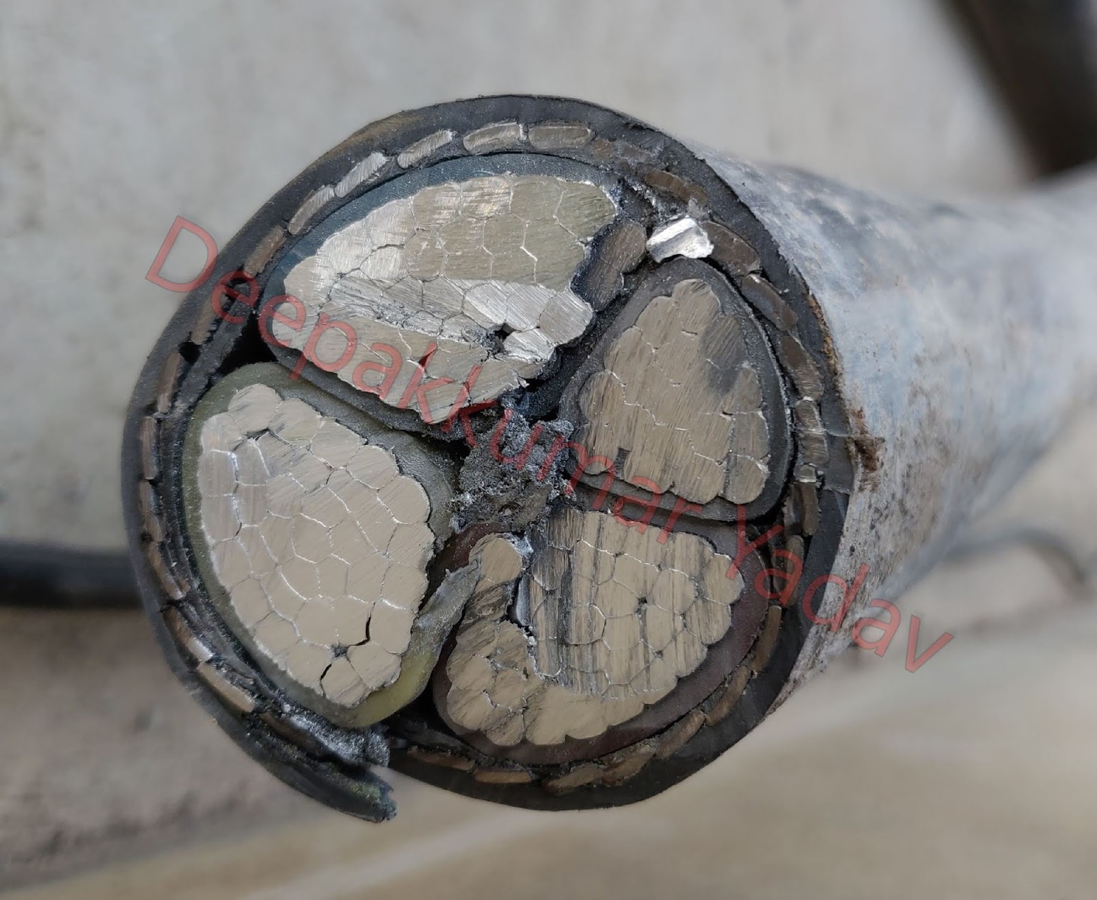 Construction of Electrical Cable