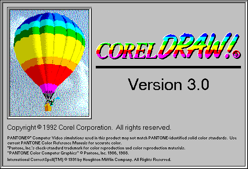 CorelDRAW Versi 3.0 (1992) Sejarah CorelDRAW - CorelDRAW Versi 3.0 (1992)