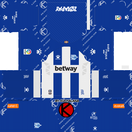 Deportivo Alavés 2019/2020 Kit - Dream League Soccer Kits