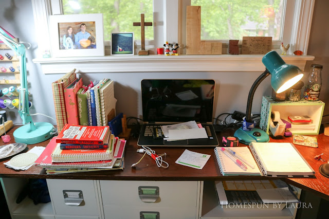 DIY copper and wood plant stand, laptop shelf - easy cheap inexpensive project