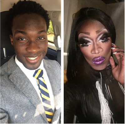 a Atlanta based drag queen says he is inspired by goddess, Oshun
