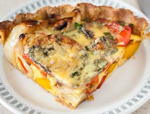 Grilled Vegetable Quiche