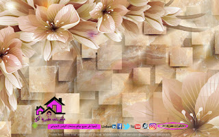 ورق جدران كلمات3d لمحلات التجميل