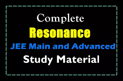 [PDF] Complete Resonance Study Package for JEE Mains and Advanced | Module Free Download