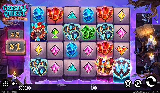 Ulasan Slot Thunderkick Indonesia - Crystal Quest Arcane Tower Slot Online