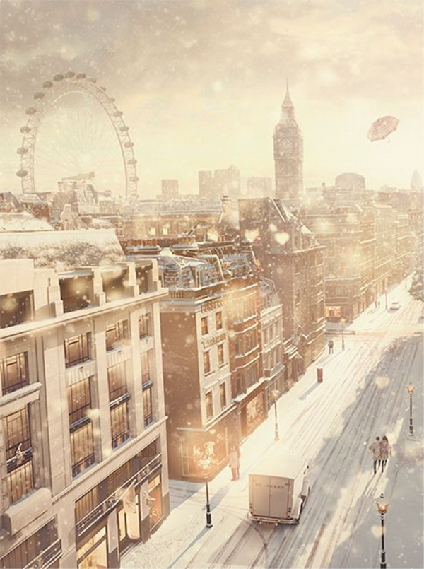 Christmas Magic by Burberry. Editorial Fashion Cool Chic Style Fashion