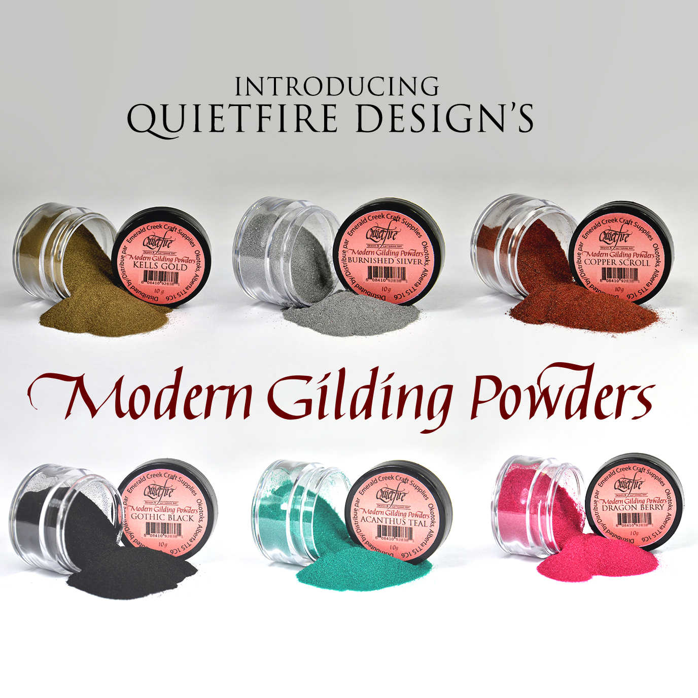 Quietfire Creations Meet the Quietfire Modern Gilding Powders!