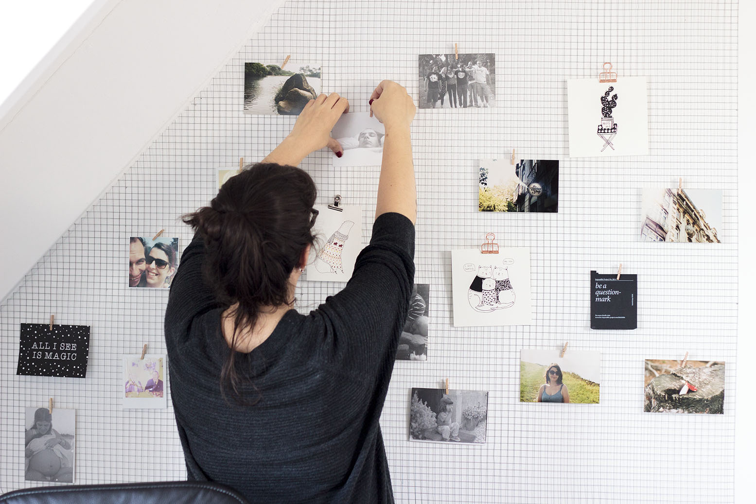 WALL WIRE GRID DISPLAY | Wit Konijn