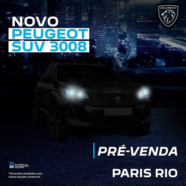 Novo Peugeot 3008 2022: pré-venda anunciada no Brasil por concessionária