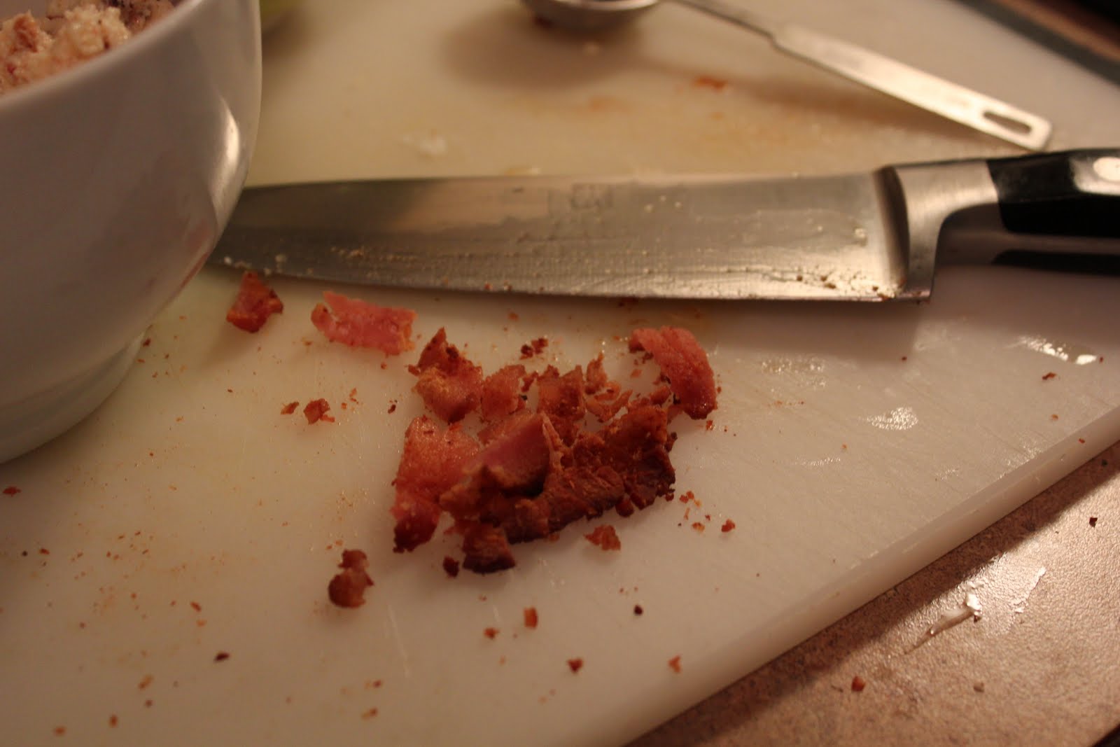 Everything in the Kitchen Sink Parmesan Profiteroles with Bacon and