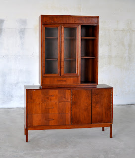 credenza hutch modern mid century sideboard server cabinet china