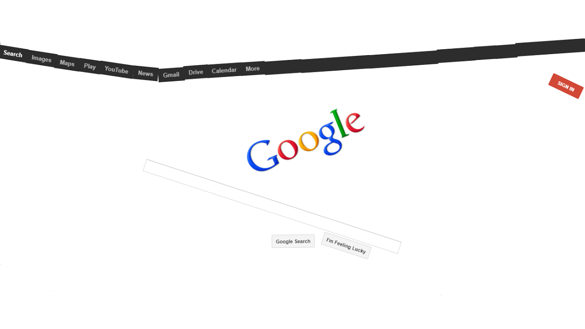 Google Gravity Trick 