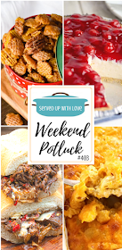 Weekend Potluck featured recipes include Praline Crunch, Hot & Spicy Beef, Grandmama's Cherry Cream Cheese Pie, Southern-Style Macaroni and Cheese, and so much more. 