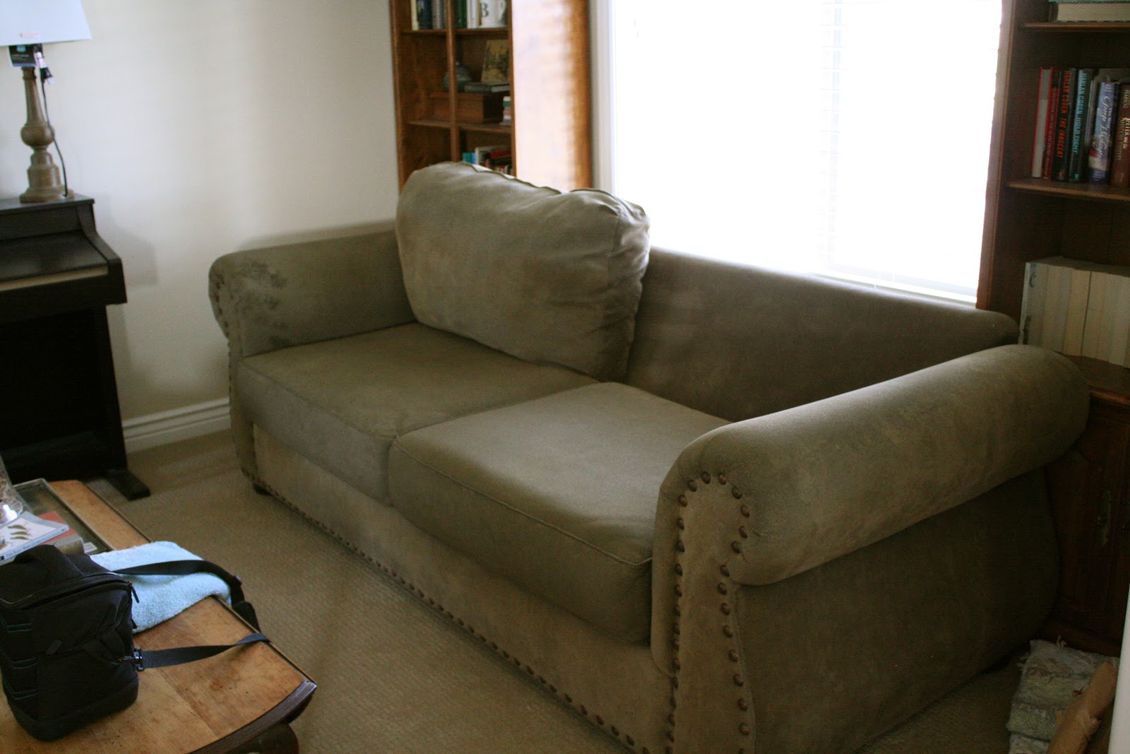 Custom Slipcovers by Shelley White Couch Slipcover