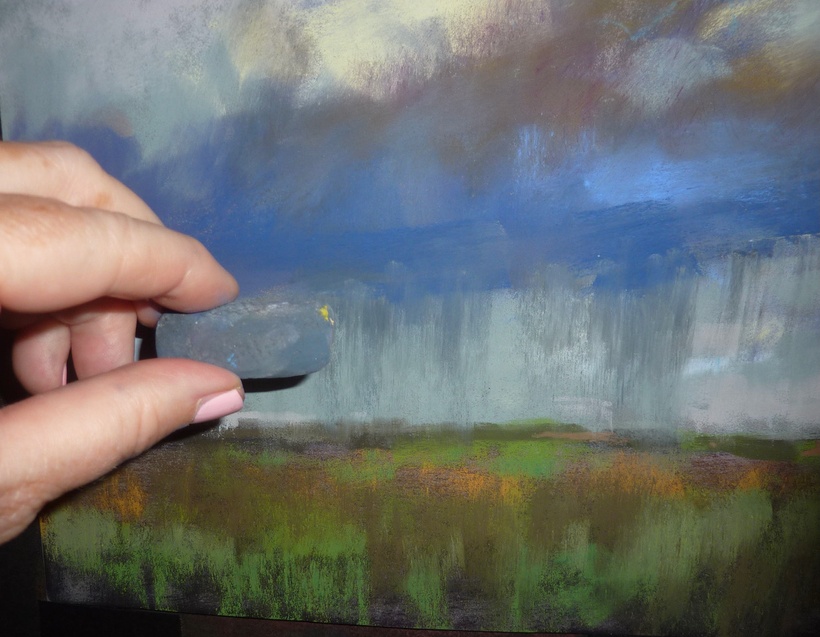 Painting My World How to Paint Rain with Pastels