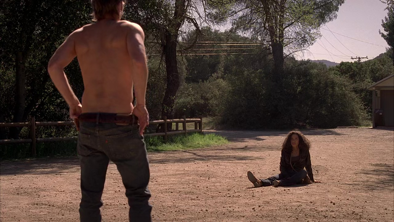 Sam Trammell nude in True Blood 6-04 "At Last" .