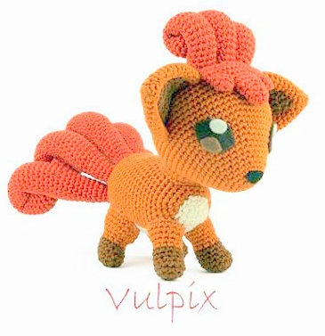 Vulpix Pokemon Crochet pattern