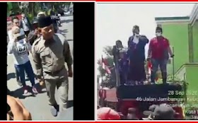 Video Detik-detik Pidato Jenderal Gatot di Surabaya Dibubarkan Polisi, Ada Yang Teriak Gatot Nurmantyo Anjing!