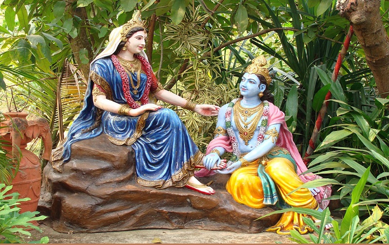 Why was Krishna broken by the flute after the death of Radha, knowing