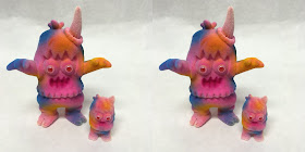 San Diego Comic-Con 2020 Exclusive Summer Slime Flocked Ugly Unicorn & Micro Ugly Unicorn Vinyl Figure Set by Rampage Toys