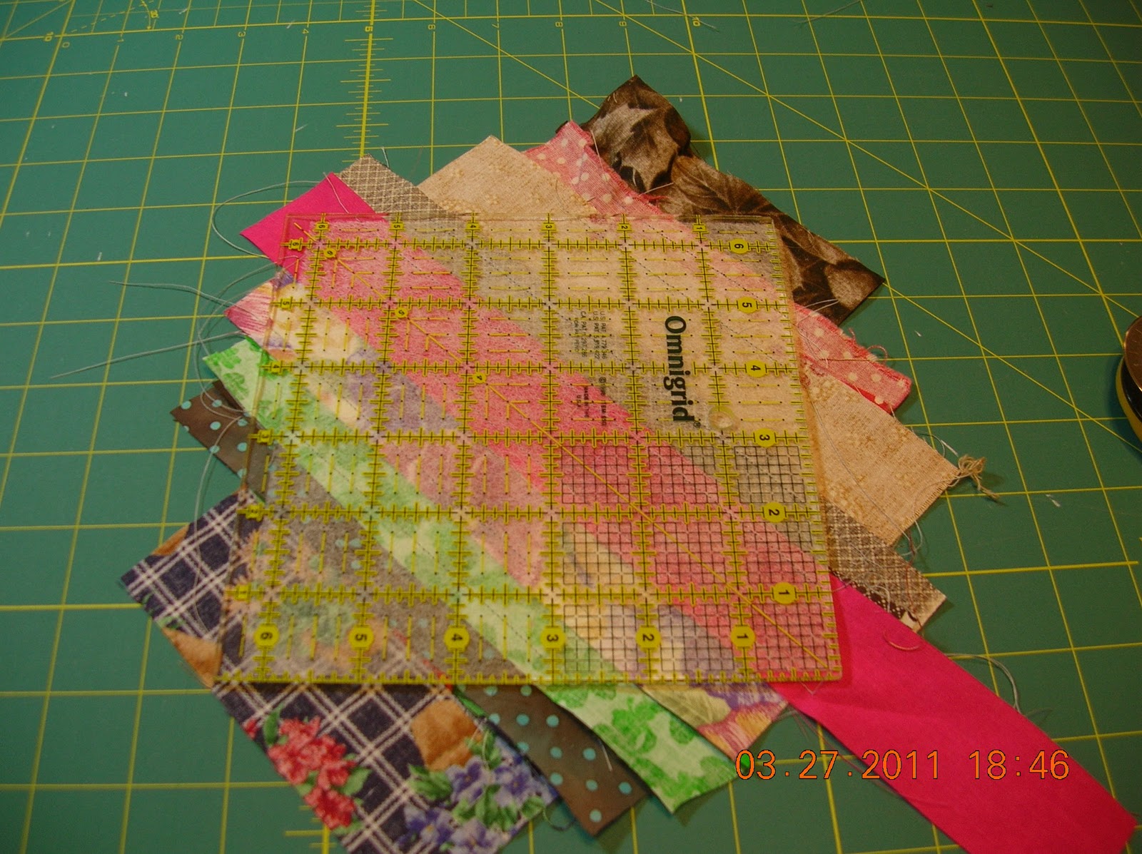 Hazel Dell Quilts Dryer Sheet String Block